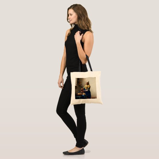 Johannes Vermeer - Die Milchmädchen Tragetasche (Vorderseite (Model))