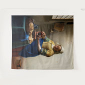 Johannes Vermeer - Die Milchmädchen Wandteppich (Vorderseite (Horizontal))