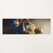 Johannes Vermeer - Die Milchmädchen Yogamatte (Rückseite (Horizontal))