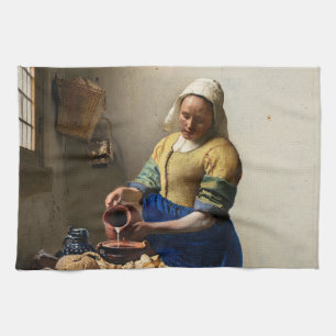 Johannes Vermeer - Die Milchmagd Geschirrtuch