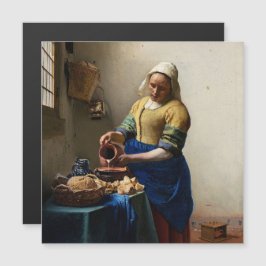 Johannes Vermeer - Die Milchmagd-Magnetkarte Magnetkarte
