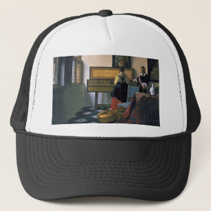 Johannes Vermeer - Die Musikstunde Truckerkappe