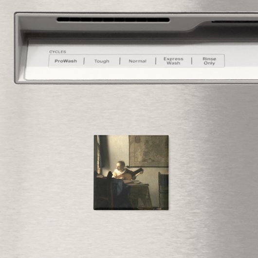 Johannes Vermeer Frau mit Lute Magnet (In Situ (Geschirrspüler))