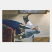 Johannes Vermeer - Frau mit Wasserpitcher Geschenkpapier Set (Vorderseite)