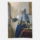 Johannes Vermeer - Frau mit Wasserpitcher Geschirrtuch (Vertikal)