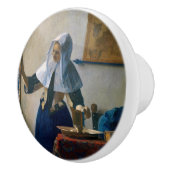Johannes Vermeer - Frau mit Wasserpitcher Keramikknauf (Rechts)