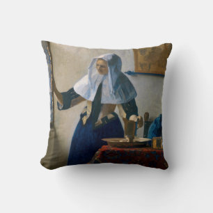 Johannes Vermeer - Frau mit Wasserpitcher Kissen