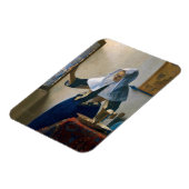 Johannes Vermeer - Frau mit Wasserpitcher Magnet (Linke Seite)