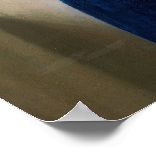 Johannes Vermeer - Frau mit Wasserpitcher Poster (Ecke)