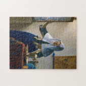 Johannes Vermeer - Frau mit Wasserpitcher Puzzle (Horizontal)
