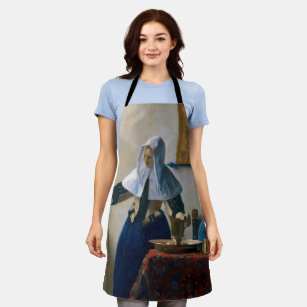 Johannes Vermeer - Frau mit Wasserpitcher Schürze