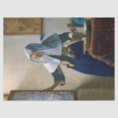Johannes Vermeer - Frau mit Wasserpitcher Seidenpapier (Vorderseite)