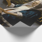 Johannes Vermeer - Frauen, die ein Gleichgewicht h Geschenkpapier (Ecke)