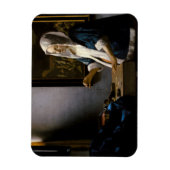 Johannes Vermeer - Frauen, die ein Gleichgewicht h Magnet (Vertikal)