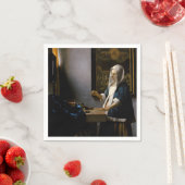 Johannes Vermeer - Frauen, die ein Gleichgewicht h Serviette (Beispiel)