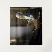 Johannes Vermeer - Frauen, die ein Gleichgewicht h Wandteppich (Vorderseite)