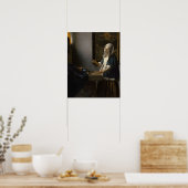 Johannes Vermeer, Frauen, die ein Gleichgewicht ha Poster (Küche)
