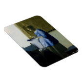 Johannes Vermeer - Frauen in blau lesen einen Brie Magnet (Rechte Seite)