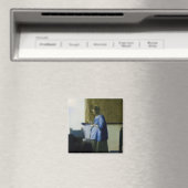 Johannes Vermeer - Frauen in blau lesen einen Brie Magnet (In Situ (Geschirrspüler))