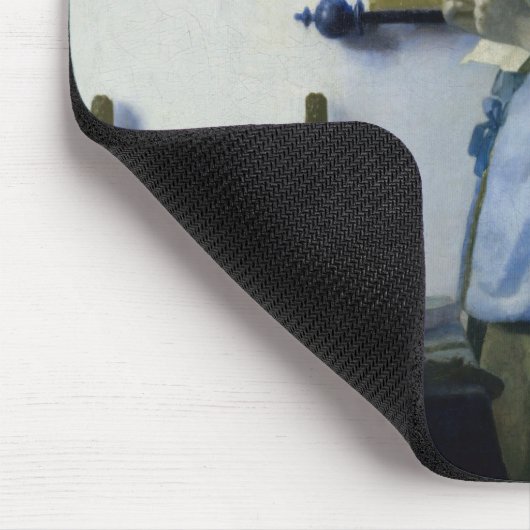 Johannes Vermeer - Frauen in blau lesen einen Brie Mousepad (Ecke)