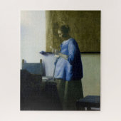Johannes Vermeer - Frauen in blau lesen einen Brie Puzzle (Vertikal)