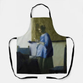 Johannes Vermeer - Frauen in blau lesen einen Brie Schürze (Vorderseite)