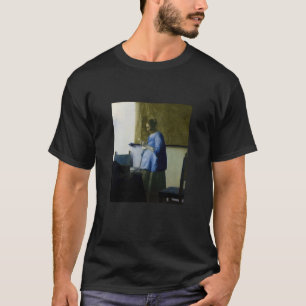 Johannes Vermeer - Frauen in blau lesen einen Brie T-Shirt