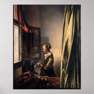 Johannes Vermeer, Girl Reading a Letter Poster