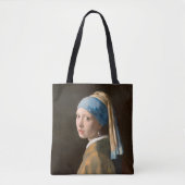 Johannes Vermeer, Girl with a Pearl Earring (1665) Tasche (Vorderseite)