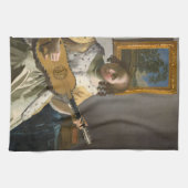 Johannes Vermeer - Gitarrenspieler Geschirrtuch (Horizontal)