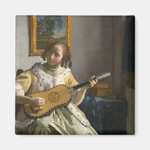 Johannes Vermeer - Gitarrenspieler Magnet