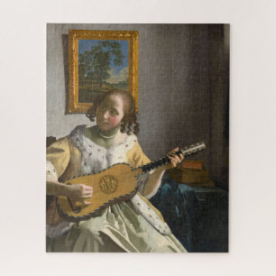 Johannes Vermeer - Gitarrenspieler Puzzle