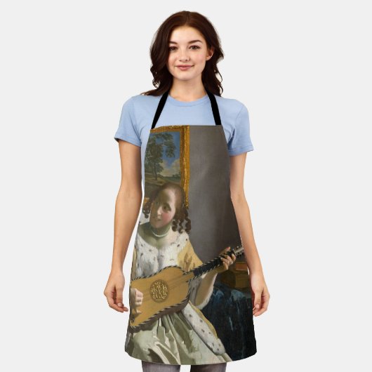 Johannes Vermeer - Gitarrenspieler Schürze (Getragen)