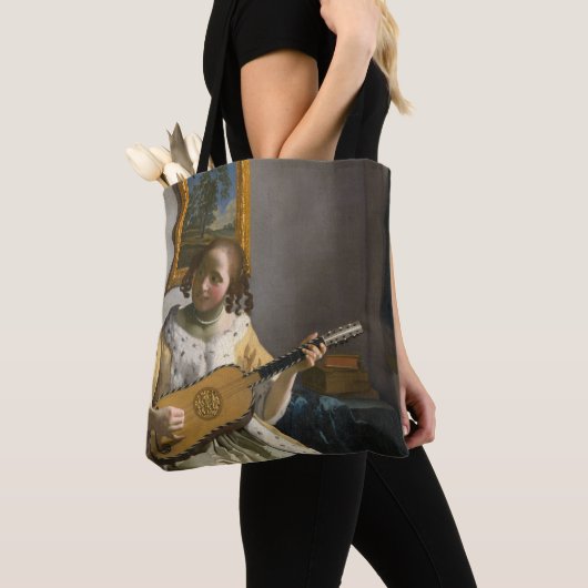 Johannes Vermeer - Gitarrenspieler Tasche (Von Nahem)