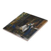 Johannes Vermeer - Glaubensvorstellung Fliese (Seite)