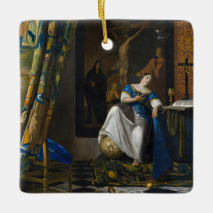 Johannes Vermeer - Glaubensvorstellung Keramikornament