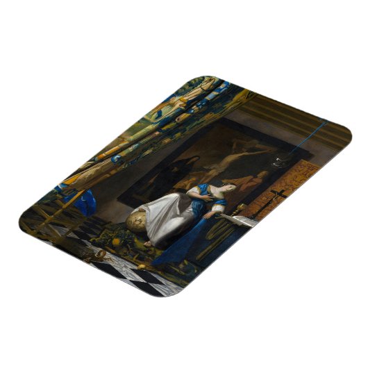 Johannes Vermeer - Glaubensvorstellung Magnet (Linke Seite)