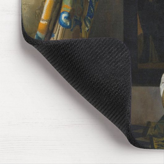 Johannes Vermeer - Glaubensvorstellung Mousepad (Ecke)