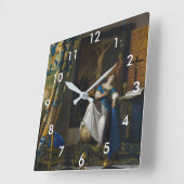 Johannes Vermeer - Glaubensvorstellung Quadratische Wanduhr (Winkel)