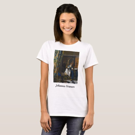 Johannes Vermeer - Glaubensvorstellung T-Shirt (Vorne ganz)