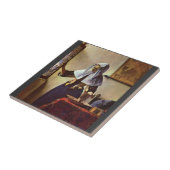 Johannes Vermeer - junge Frau mit einem Wasserkrug Fliese (Seite)