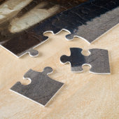 Johannes Vermeer - Junge Frau sitzt bei Virginal Puzzle (Seite)