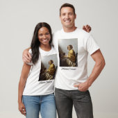 Johannes Vermeer - Junge Frau sitzt bei Virginal T-Shirt (Unisex)