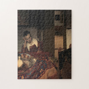 Johannes Vermeer, junge Frauen schlafen Puzzle