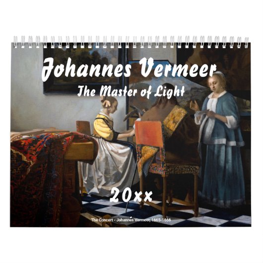 Johannes Vermeer Kalender (Titelbild)
