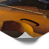 Johannes Vermeer - Lady sitzt bei einer Jungfrau Poster (Ecke)