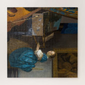 Johannes Vermeer - Lady sitzt bei einer Jungfrau Puzzle (Horizontal)
