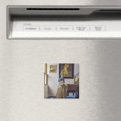 Johannes Vermeer - Lady Stehend bei einer Jungfrau Magnet (In Situ (Geschirrspüler))