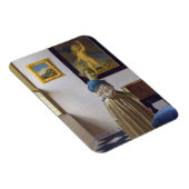 Johannes Vermeer - Lady Stehend bei einer Jungfrau Magnet (Rechte Seite)
