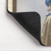 Johannes Vermeer - Lady Stehend bei einer Jungfrau Mousepad (Ecke)